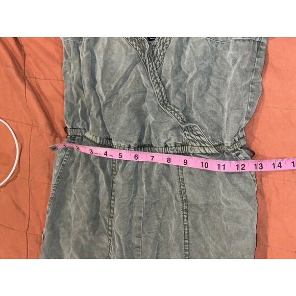 Abercrombie & Fitch Green Adjustable Straps Sleeveless Jumpsuit Women's Size XS - Picture 7 of 9